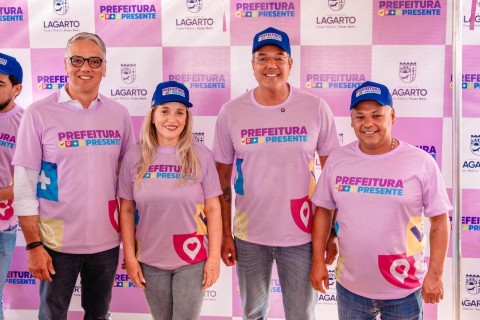 Ibrain de Valmir destaca parceria com gestão municipal no lançamento do Programa Prefeitura Presente em Lagarto
